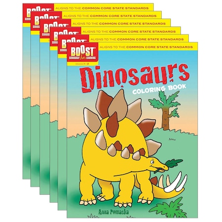 Dinosaurs Coloring Book, PK6